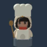 料理人の実際のキャラクターモデルの顔